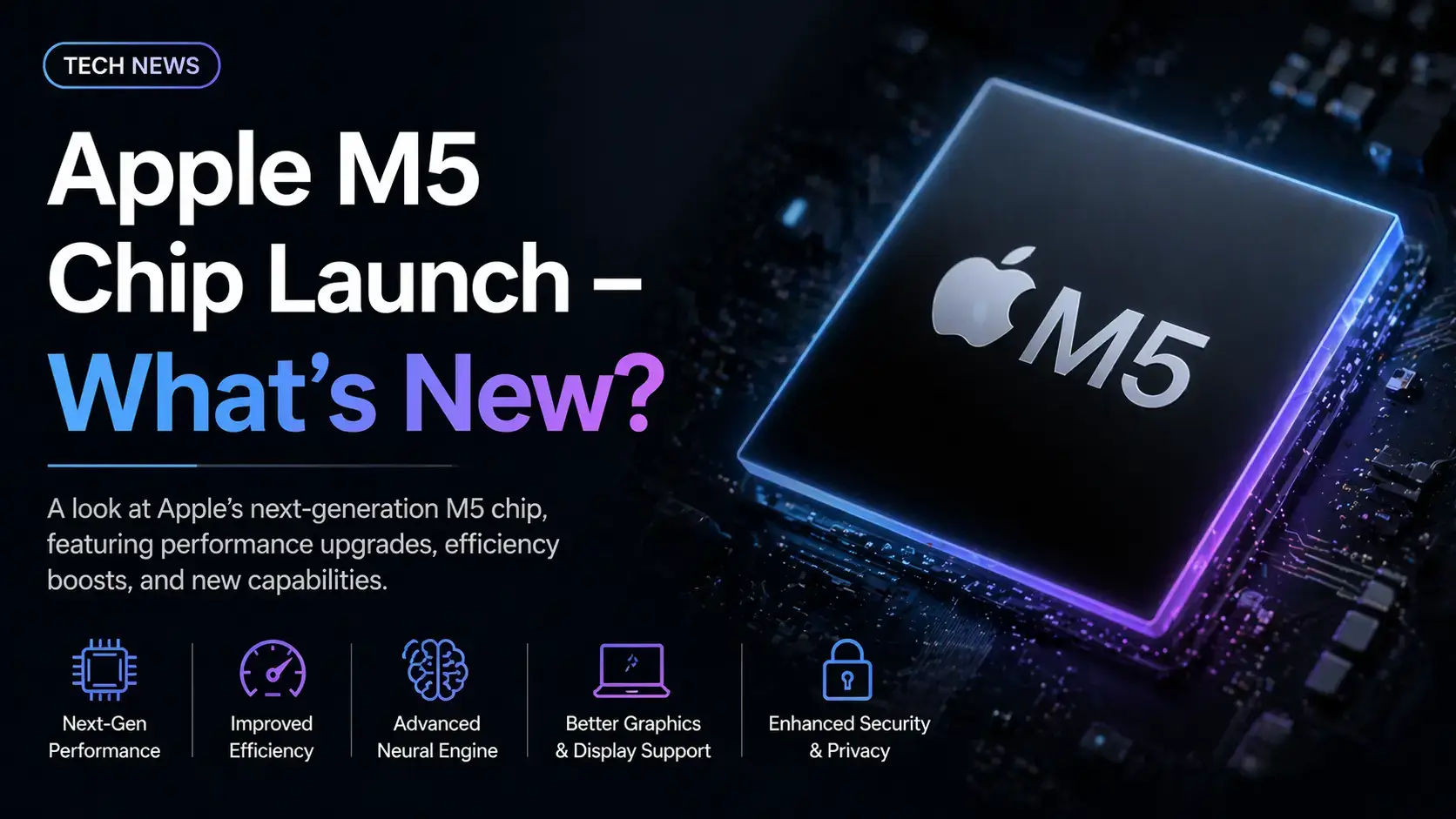 Apple M5 chip launch news