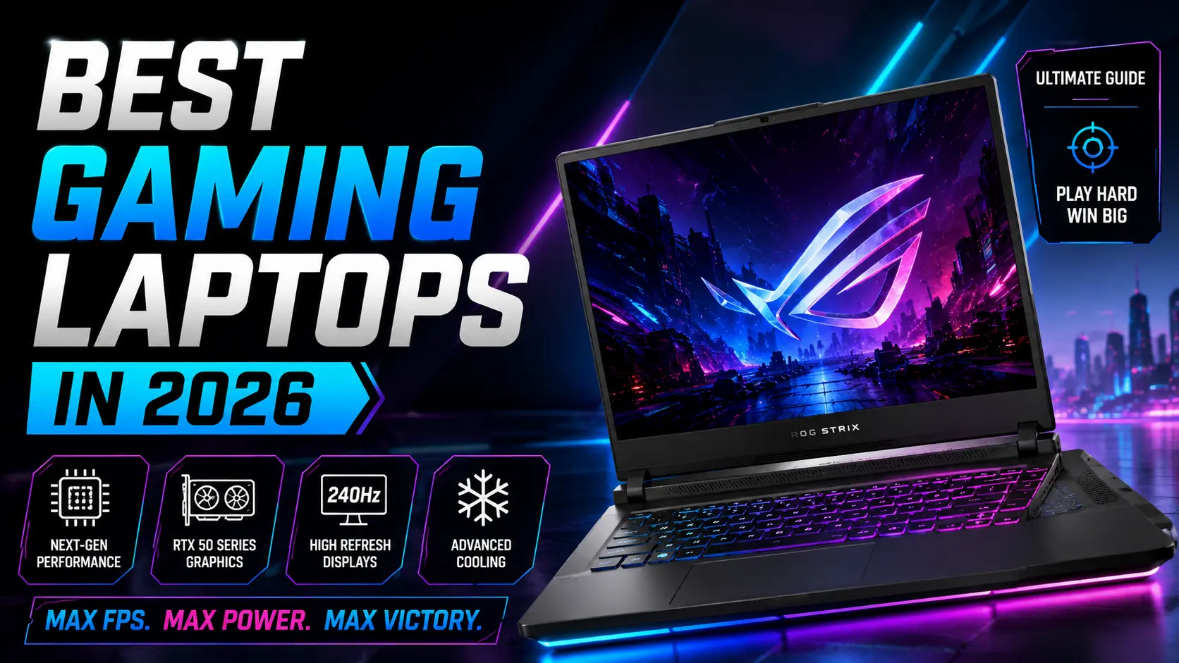 Best gaming laptops in 2026