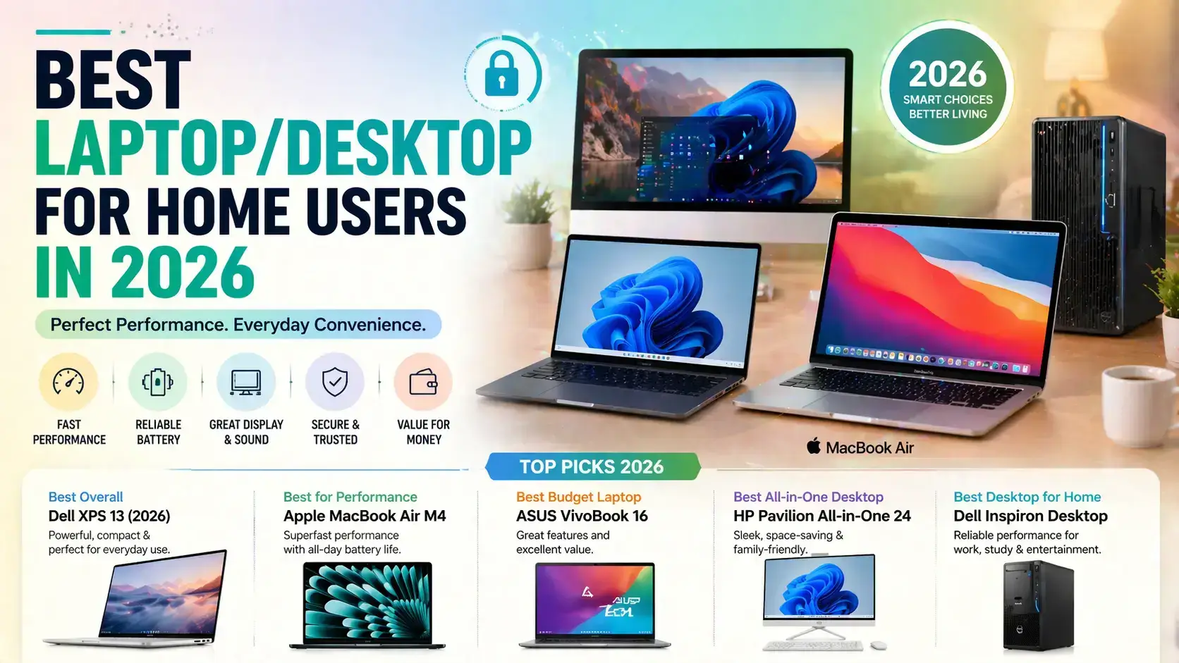 Best laptops for home users in 2026