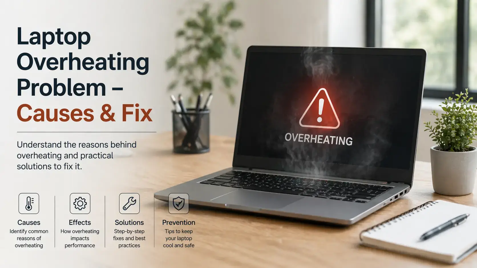 Laptop overheating problem fix Gurgaon