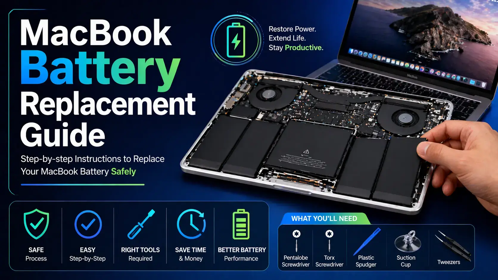 MacBook battery replacement guide